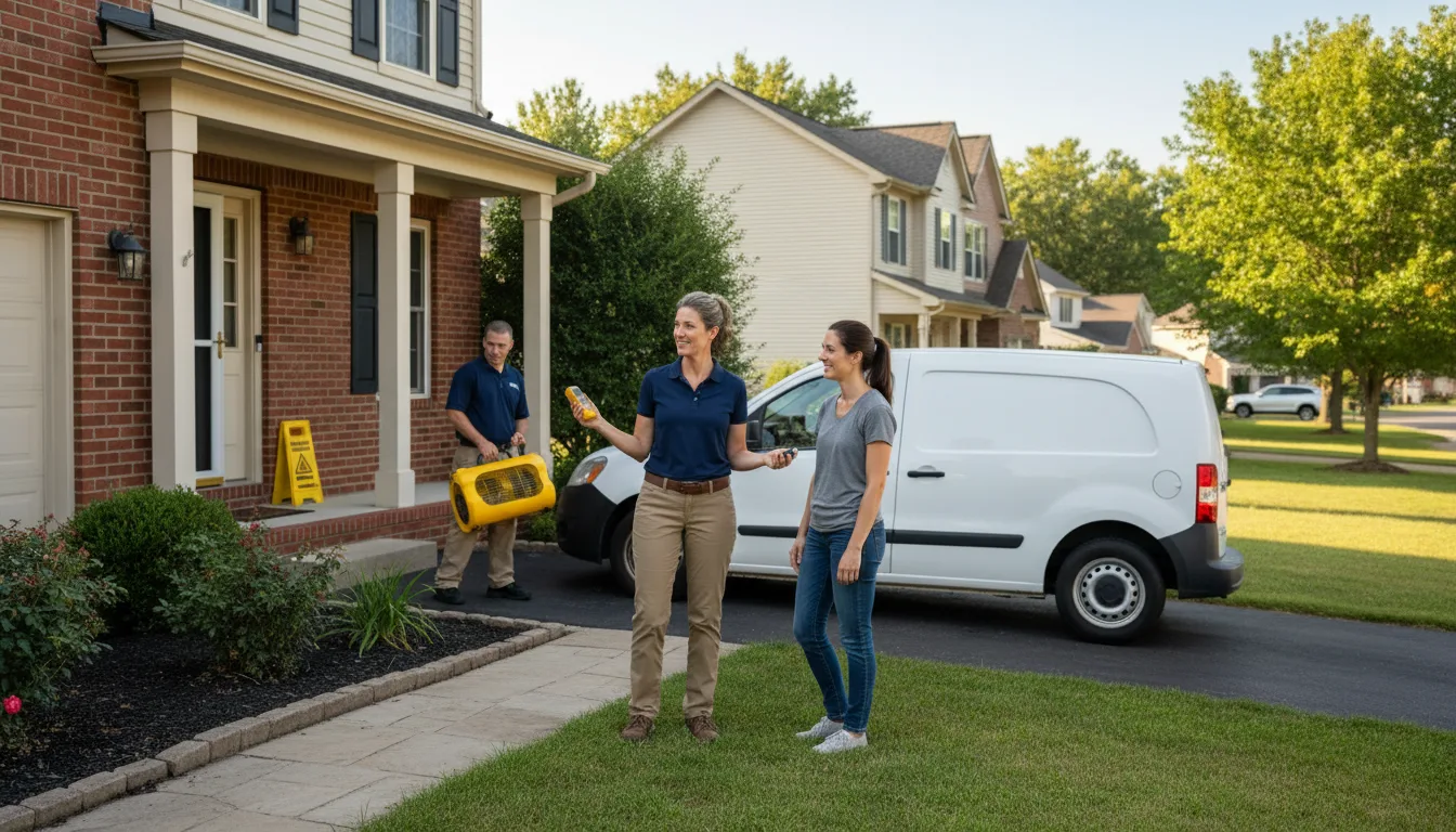 Residential water damage restoration in Cordova, NM